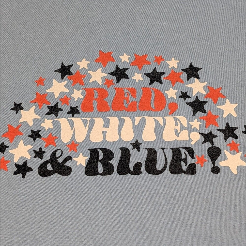 Sonoma Women's Blue Patriotic Tee 3X - Picture 2 of 4